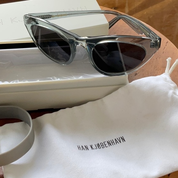 Han Kjobehavn Race Sunglasses in Grey Transparent - Picture 3 of 11